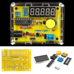 HR0528 DIY Frequency Tester 1Hz-50MHz Crystal Counter Meter With Housing Kit